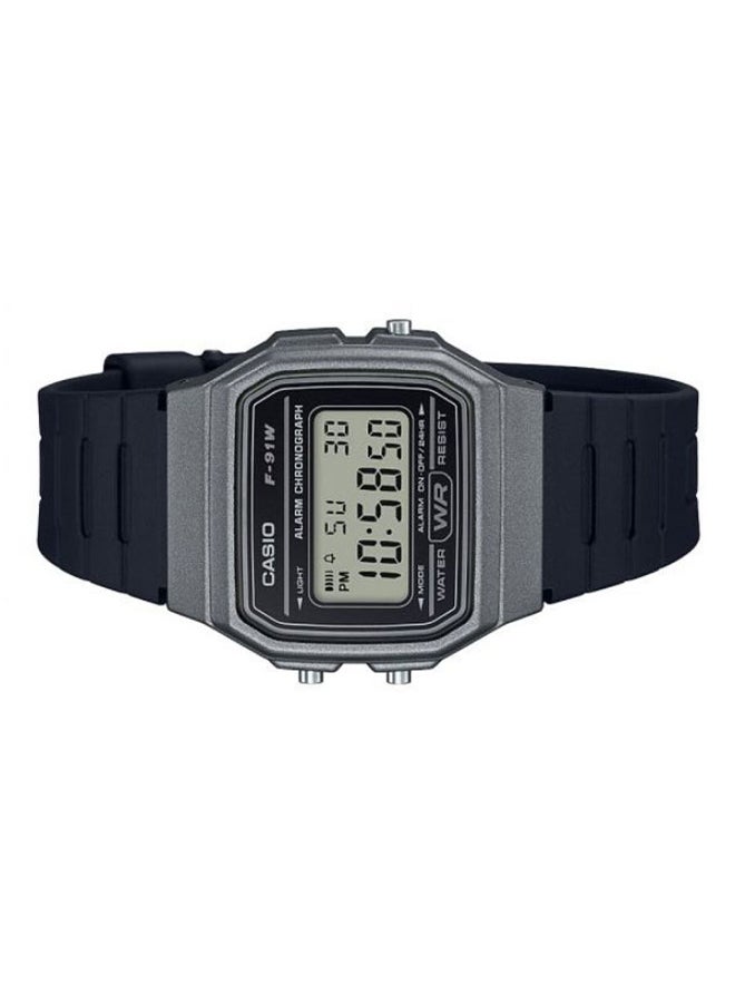 CASIO Men Resin Digital Watch F-91WM-1BDF - 38 mm - Black - Image 5