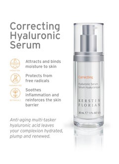 Kerstin Florian Hyaluronic Serum Moisturizing Anti Aging Serum With Hyaluronic Acid For Hydration And Plumpness Paraben Free (1 Fl Oz)  - Image 2