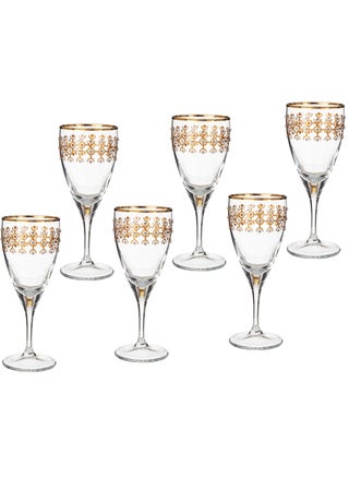 A set of 6 Turkish-made juice glasses with elegant and unique designs - pzsku/Z76DFCF6E93AAE77E5959Z/45/_/1695649030/f593f777-9064-4a06-ae81-dd96bcedfd66