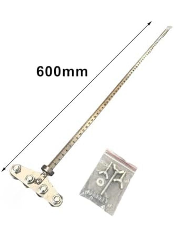 60 سم قضيب توجيه منشار دائري من سبائك الألومنيوم مع محامل خطية لقطع الخشب بدقة - Image 3