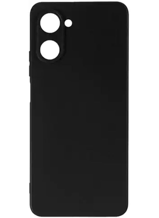 غطاء واقي لهاتف Realme 10 Pro ، غلاف TPU ناعم رفيع مرن متوافق مع Realme 10 Pro - أسود