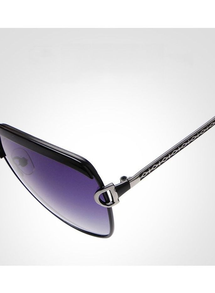 HDCRAFTER Women's Oversized Frame Polarized UV Imitation Sunglasses - Image 4