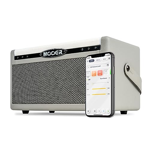 MOOER SD30i Practice Guitar Amp Portable Smart Amplifier, Bluetooth 30W Stereo Sound, 5Hrs Bettary Life, with 101 Effects, 80s Looper and 40 Drummer for Electric Guitar - Image 1
