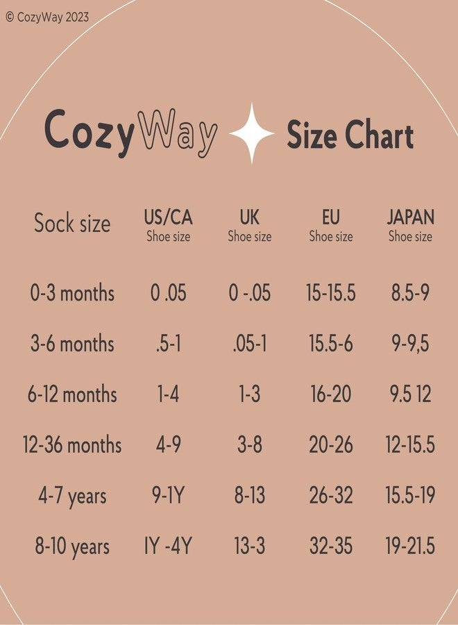 CozyWay Toddler Girls Non Slip Cotton Crew Socks Anti Skid With Grips 12 Pairs for Kids Children Boys 3-5 Years - Image 5