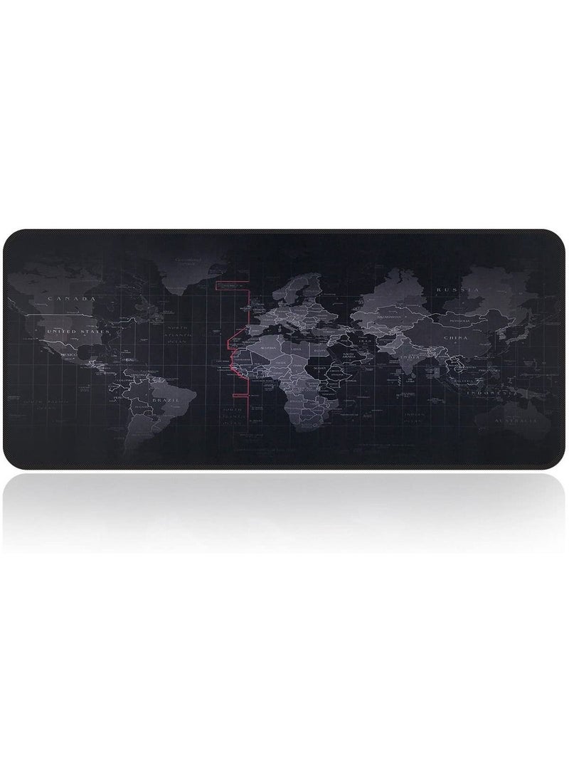 Generic - Gaming Mouse Pad World Map  - Extra large for Keyboard & Mouse - Size 80 X 30 CM - Image 1