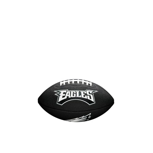 WILSON Sporting Goods NFL Philadelphia Eagles Team Logo Football Black Mini Size - Image 1