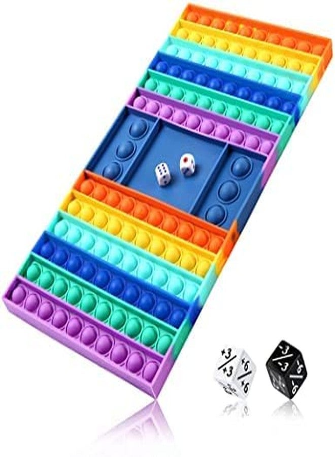 PRIMEFAIR Pop it Fidget Toys, Pop it Fidget Toy pop it Rainbow Pop Bubble, BPA Free Silicone, Push Bubbles Toy for Autism Stress Reliever, Sensory Toy (Chess Board Bubble) - Image 1