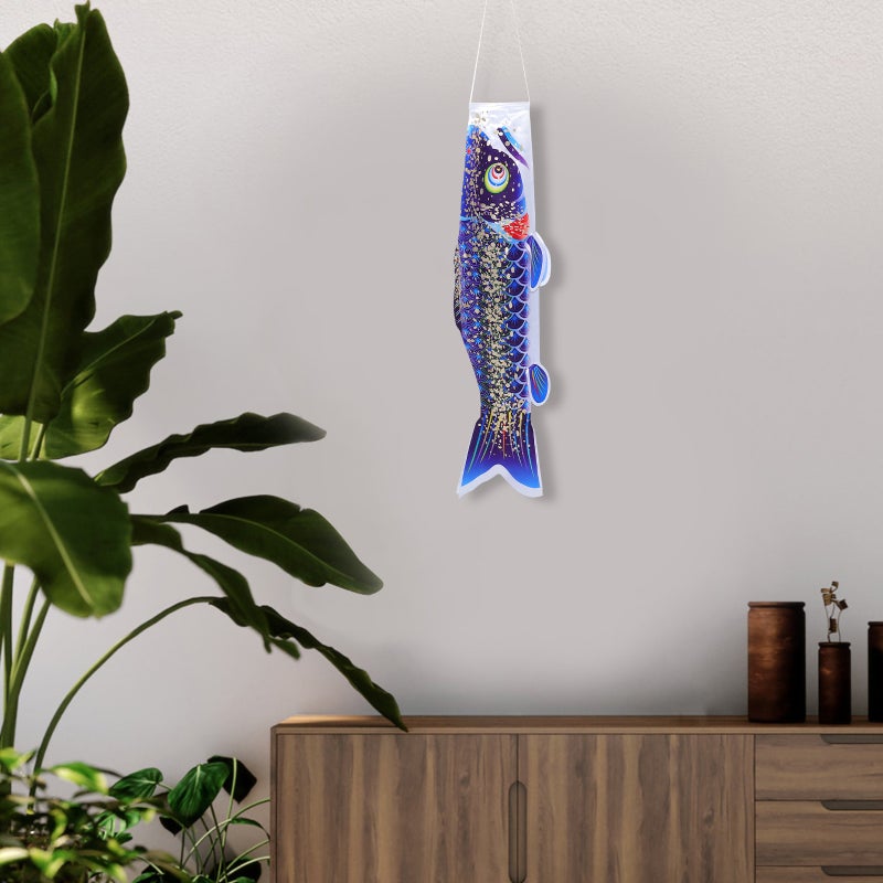 Japanese Style Windsock Fish Shaped Windsock Flag Outdoor Yard Hanging Decoration - Image 3