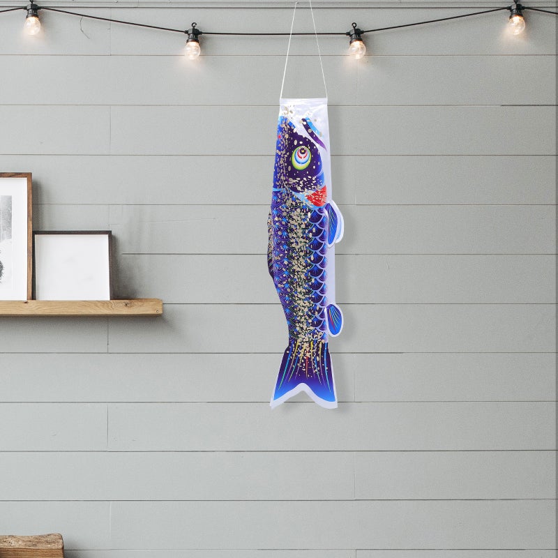 Japanese Style Windsock Fish Shaped Windsock Flag Outdoor Yard Hanging Decoration - Image 5