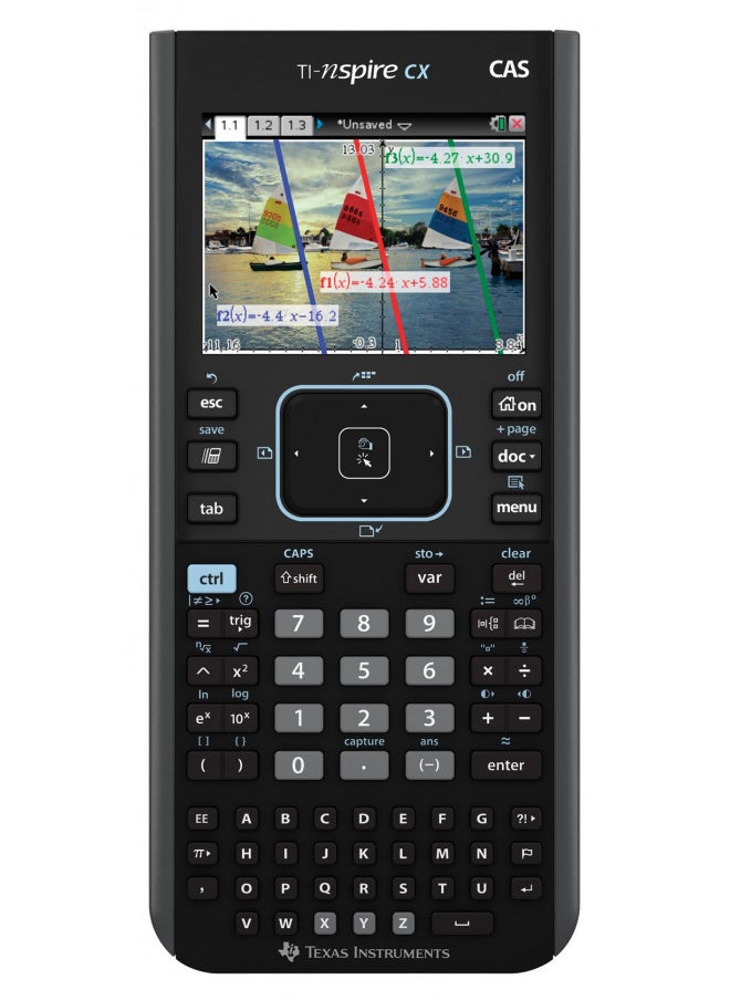 TEXAS INSTRUMENTS Texas Instruments Nspire CX CAS Graphing Calculator  - Image 1