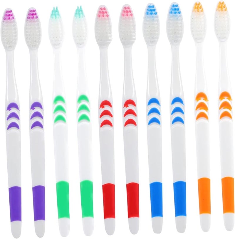 30 Pack Disposable Travel Toothbrush Soft Bristles Portable Oral Care For Home School Gym - Image 1