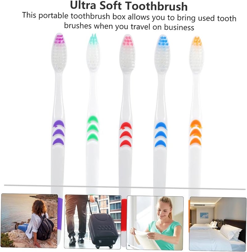 30 Pack Disposable Travel Toothbrush Soft Bristles Portable Oral Care For Home School Gym - Image 3