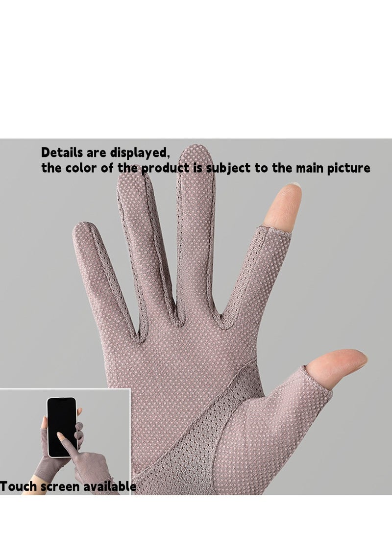 RTYY قفازات نسائية، قفازات قيادة، قفازات طويلة للحماية من أشعة الشمس في الصيف، حماية من الأشعة فوق البنفسجية - Image 4