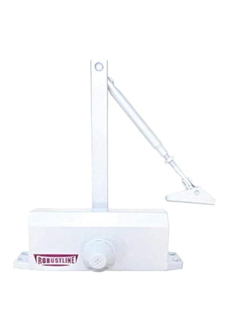 ROBUSTLINE Robustline Heavy Duty Door Closer For Home and Commercial use- 5 YEARS WARRANTY (3816 - White, Door Weight Capacity - 150Kg)  - Image 1