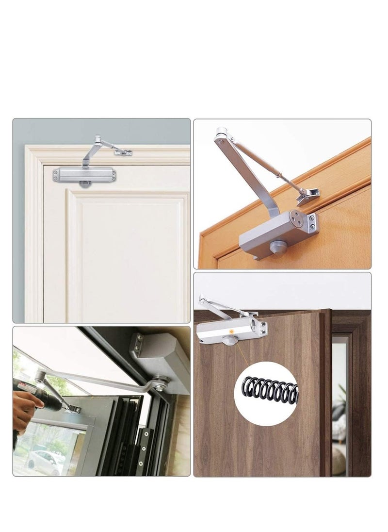 ROBUSTLINE Robustline Heavy Duty Door Closer For Home and Commercial use- 5 YEARS WARRANTY (3816 - White, Door Weight Capacity - 150Kg)  - Image 2