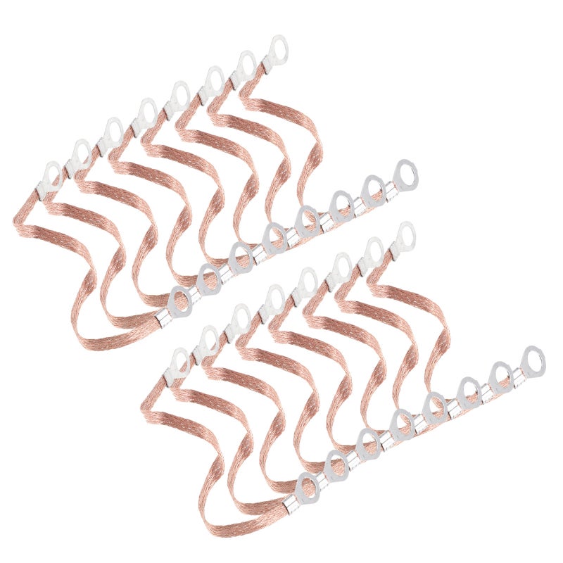 100pcs Flat Connection Line Copper Connecting Wire for High Voltage Equipment - Image 2