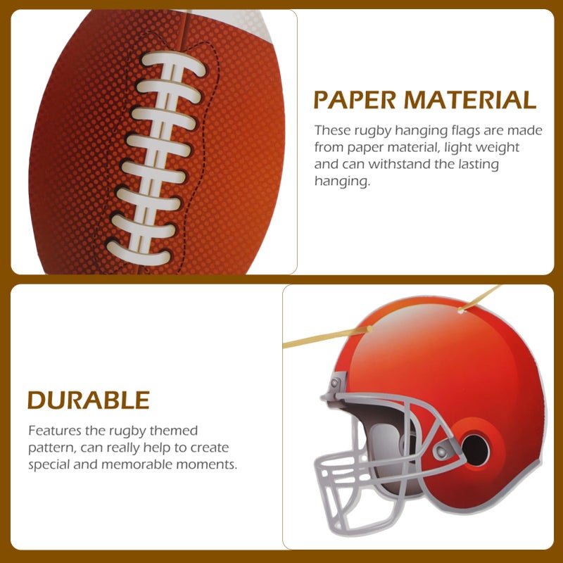 Creative Football Party Banner Set for Game Day Birthday Sports Events Decorations - Image 4