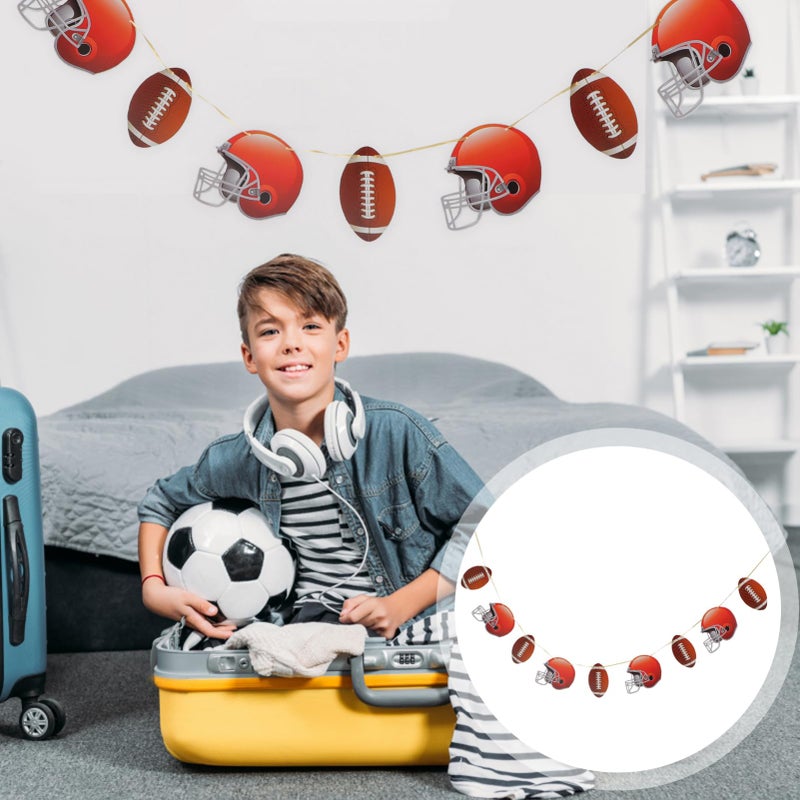 Creative Football Party Banner Set for Game Day Birthday Sports Events Decorations - Image 3