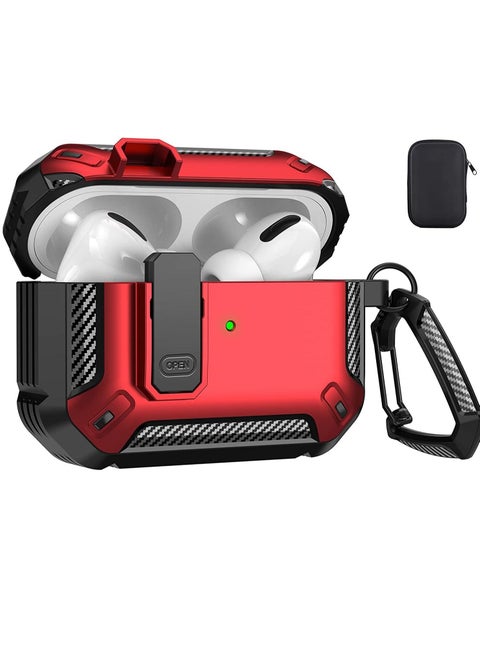 ProCase AirPods 3 Case With Keychain, Full-Body Rugged Protective Shockproof Carrying Case Cover Skin for AirPods 3rd Generation