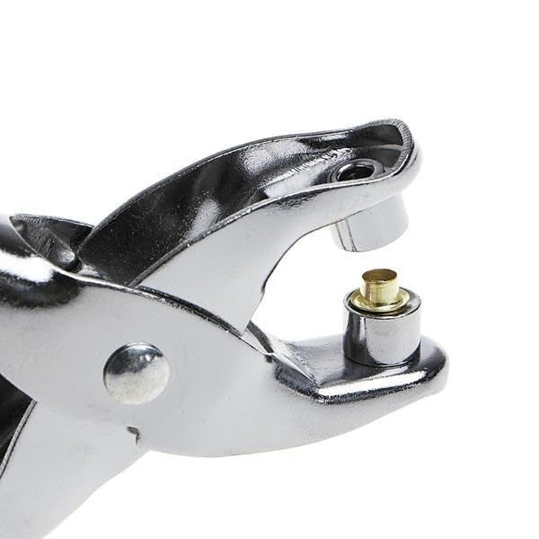 BIRZAR BIRZAR Grommet Eyelet Plier Set Eyelet Hole Punch Pliers Kit with100 Metal Eyelets Grommet Tool Kit for Leather Clothes Belt  - Image 2