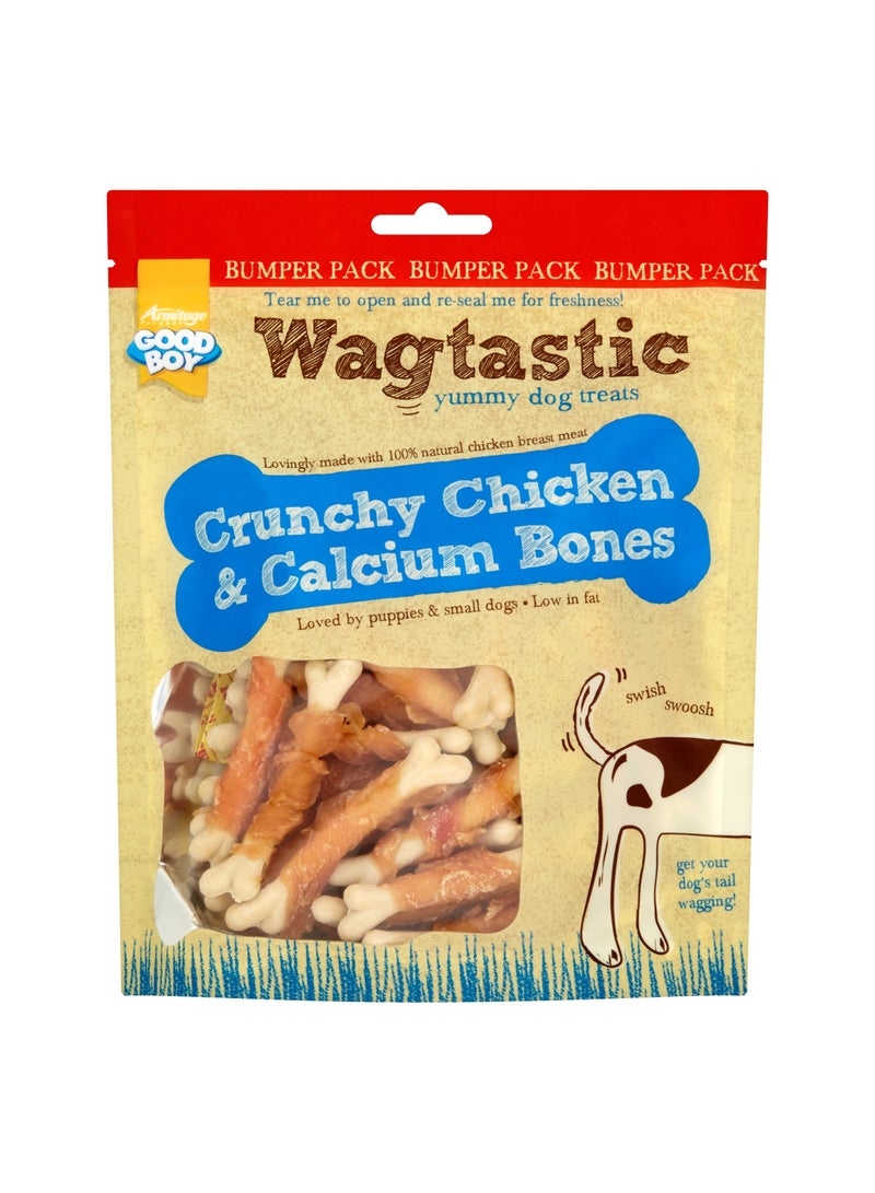 Armitage Wagtastic Chicken And Calcium Bones 350g