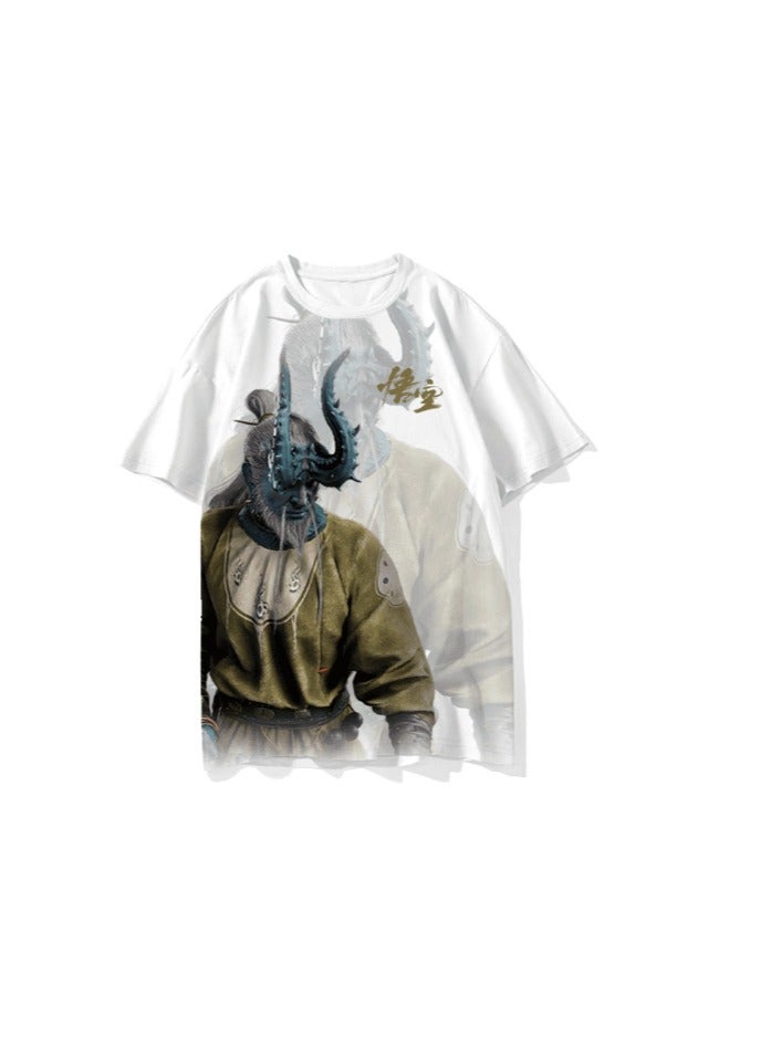 Black Myth Wukong Game Quick Drying Short Sleeved T-shirt for Men And Women 