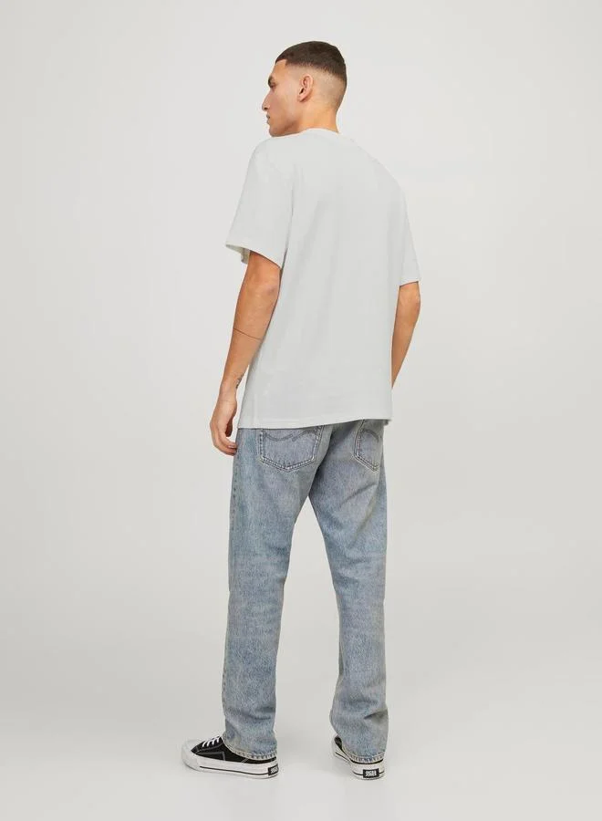 JACK & JONES Rib Crew Neck T-Shirt