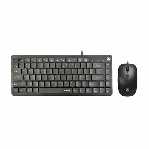 Prodot Set High-Performance Laptop Size Mini Keyboard and Mouse Combo with Chicklet Key for Computer, Laptop, PC - Image 1