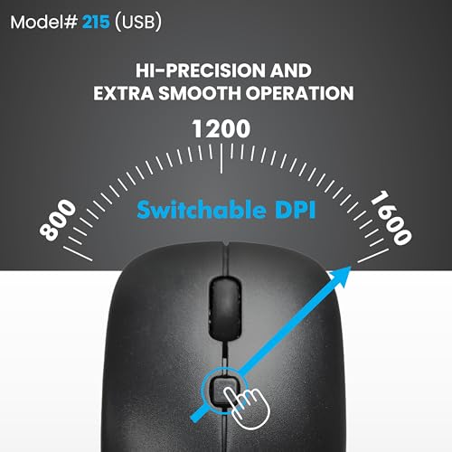 Prodot Set High-Performance Laptop Size Mini Keyboard and Mouse Combo with Chicklet Key for Computer, Laptop, PC - Image 3