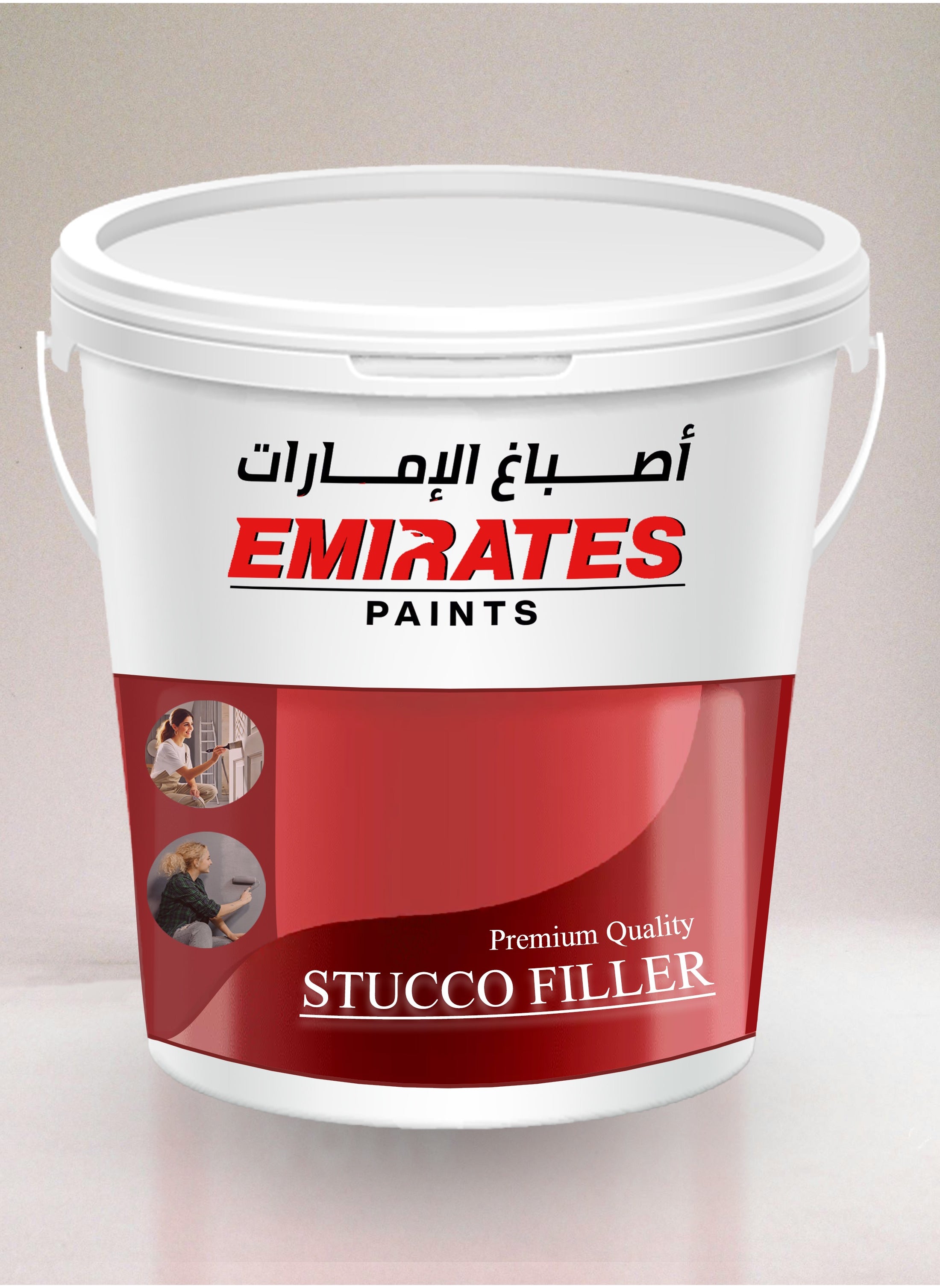 Emirates Emirates Paints Stucco Filler - Premium Water-Based Solution for Wall Repairs 