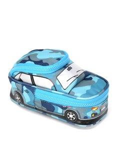 SMILY KIDDOS Smily Kiddos Car Pencil Pouch (Blue) New Car Design Pencil Box Large Capacity EVA car Pencil case for Boys Girls  - Image 3