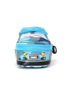 SMILY KIDDOS Smily Kiddos Car Pencil Pouch (Blue) New Car Design Pencil Box Large Capacity EVA car Pencil case for Boys Girls  - Image 4