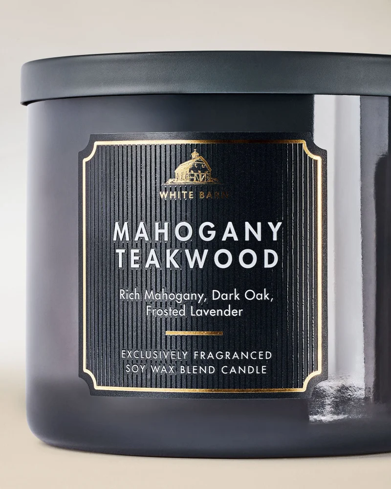 Bath & Body Works Mahogany Teakwood 3-Wick Candle