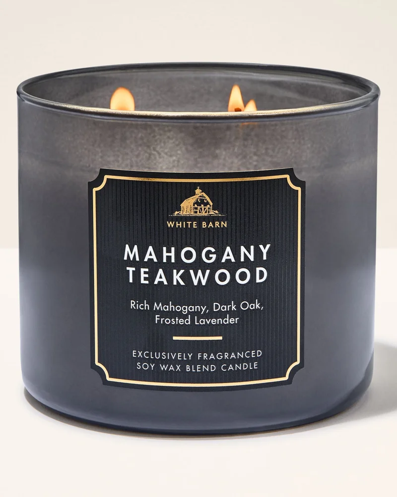 Bath & Body Works Mahogany Teakwood 3-Wick Candle