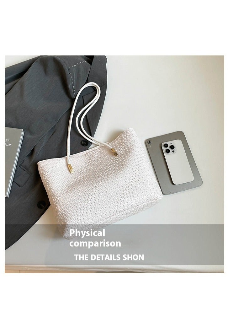 Tote bag large capacity bag women's bag high-end shoulder bag commuter handbag - Image 5