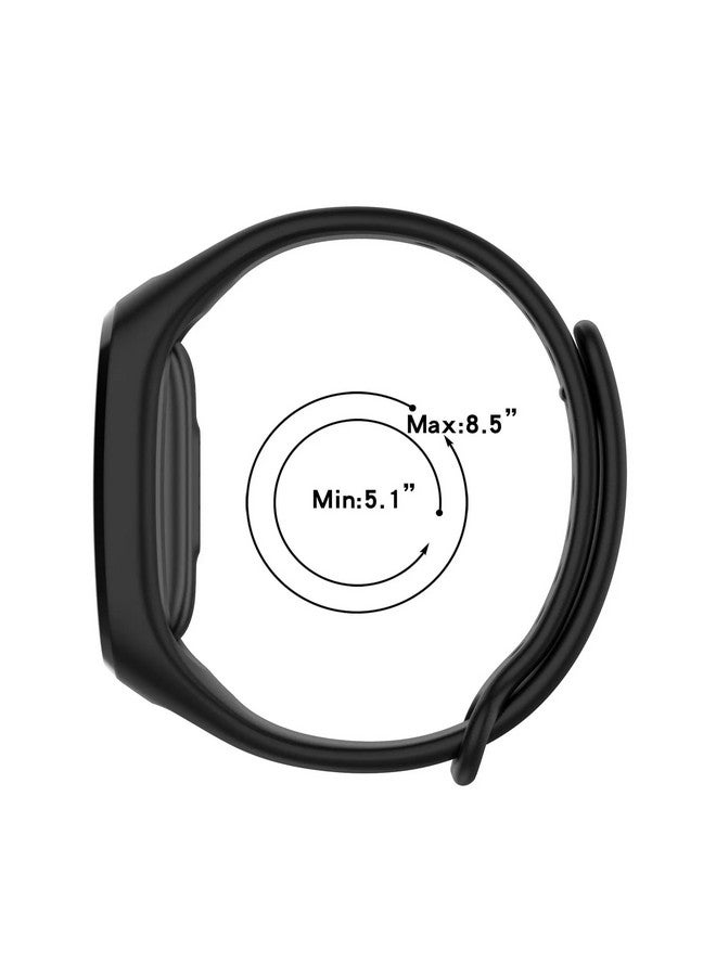 INEFABLE حزام INEFABLE متوافق مع أوبو ووان بلس حزام سيليكون ناعم قابل للتعديل - أسود، أزرق، أبيض، أخضر - عبوة من 4 - Image 4