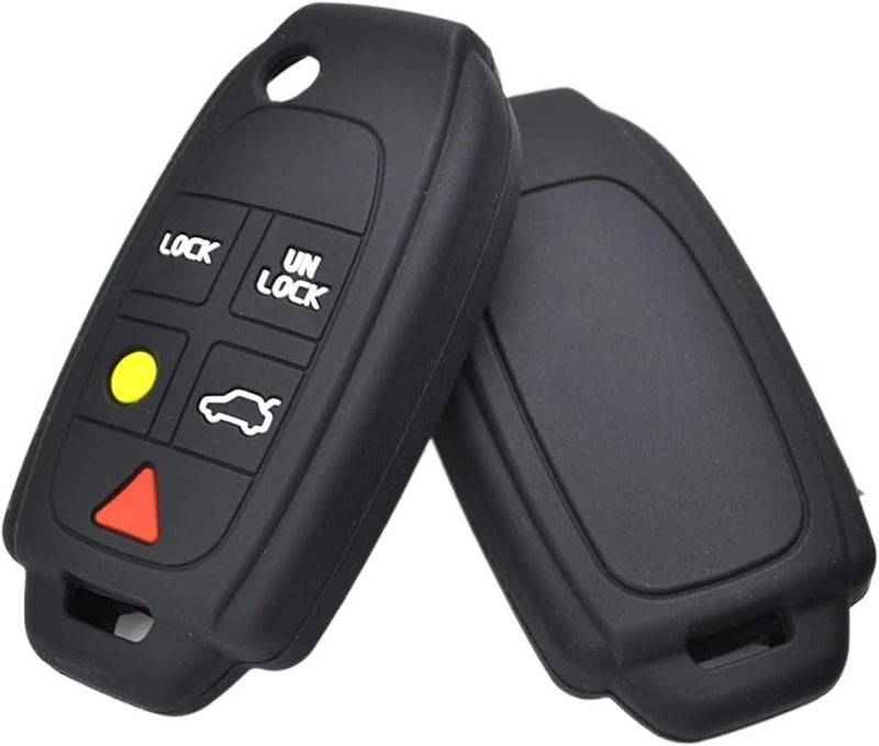 QASULER Silicone Car Key Case for Volvo - Image 1
