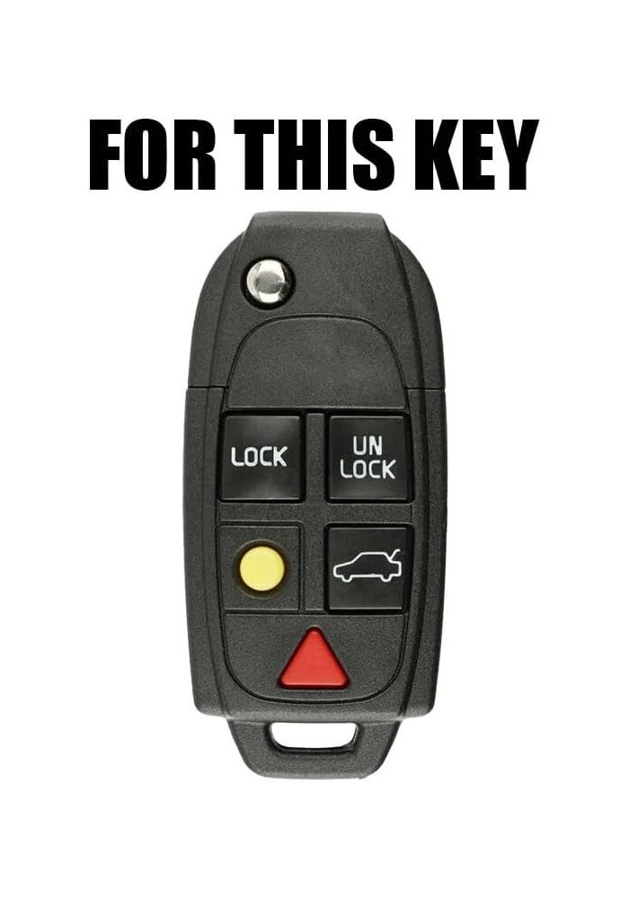 QASULER Silicone Car Key Case for Volvo - Image 2