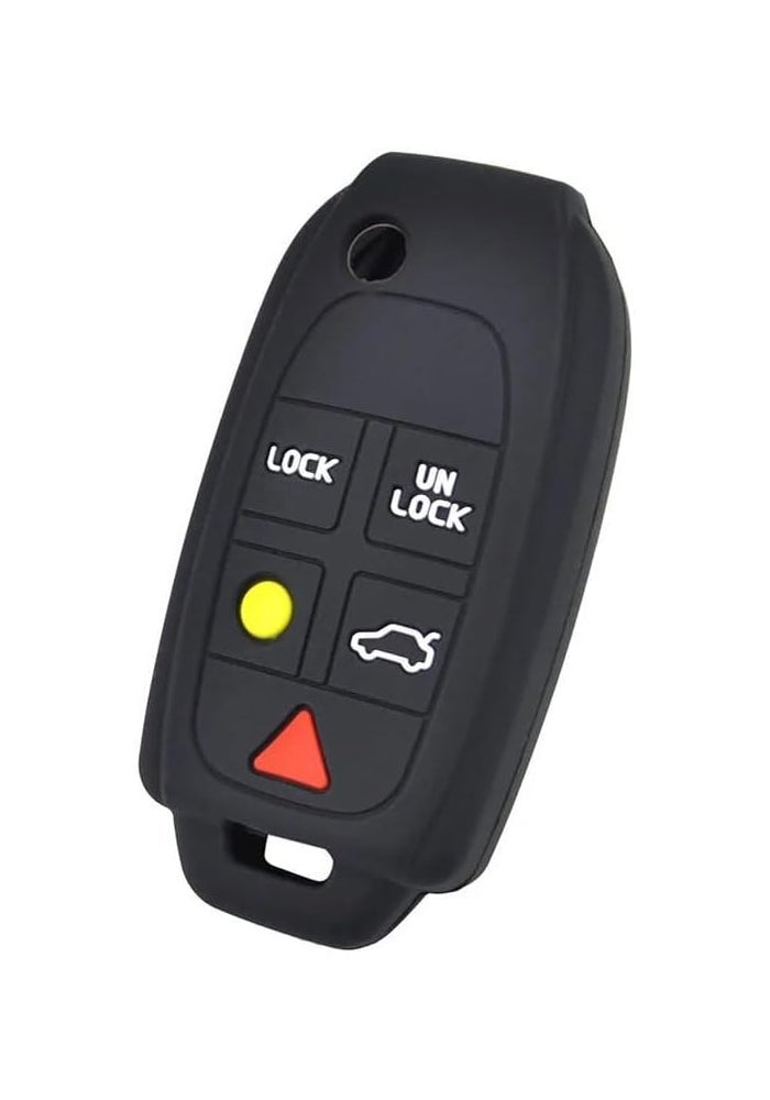 QASULER Silicone Car Key Case for Volvo - Image 3