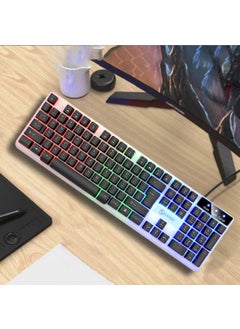 Limeeg TX30 TX35 Backlit Wired Keyboard 104 KeysTX35 single keyboard black Chinese version TX35 single keyboard black Chinese version