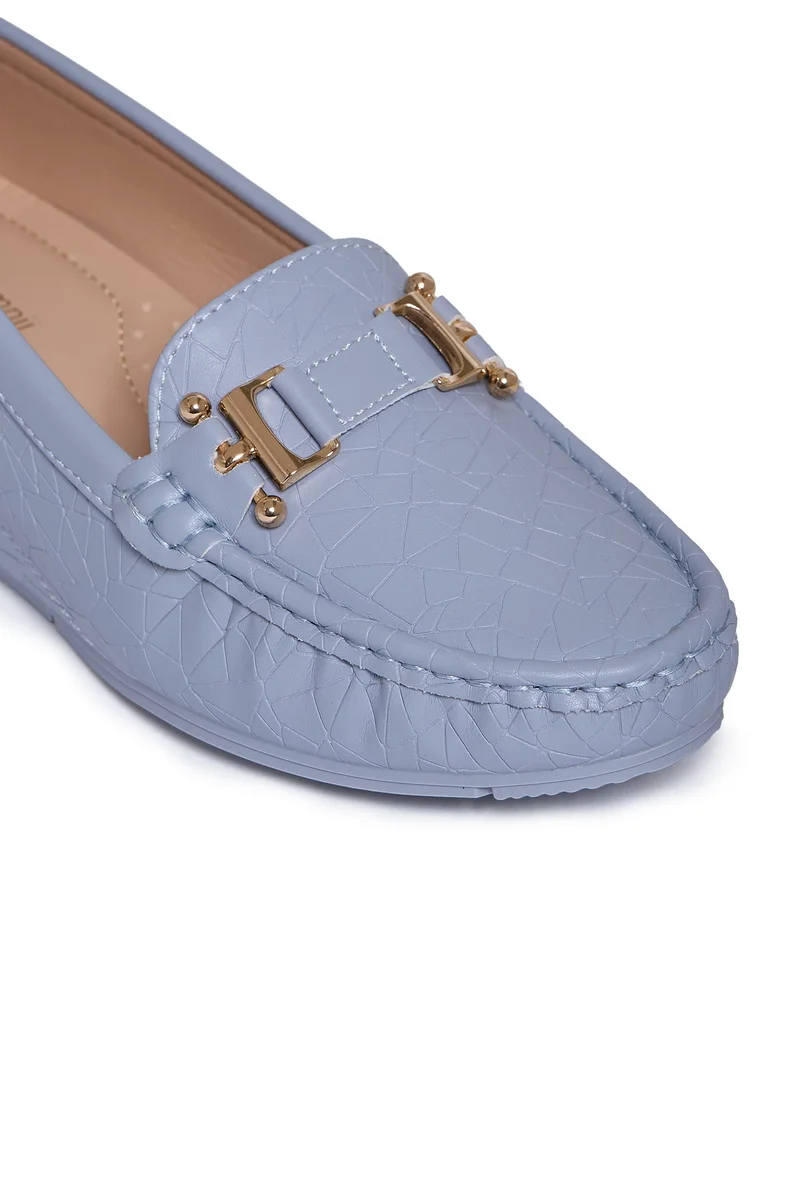 Geoomnii BLUE Geoomnii Closed Flat Shoes for Women – Comfortable Slip-On Ballet Flats for Office, Daily Wear & Casual Use for Women | Best Price UAE