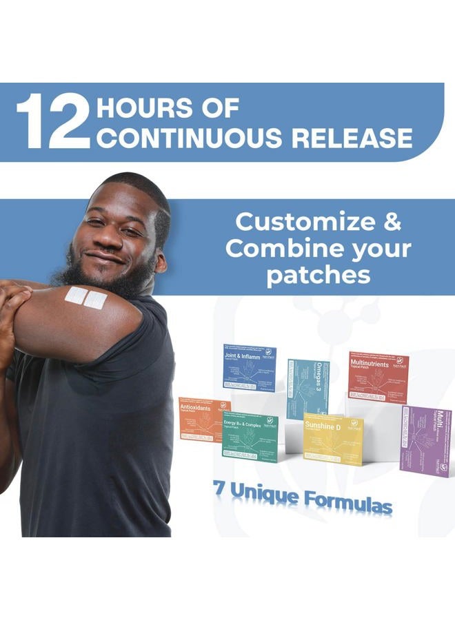 OmneDiem Joint & Inflamm Topical Patch,Infused with MSM,Turmeric,Glucosamine,White Willowbark,and Other Wellness Ingredients.Designed to give You a Boost (30/Pack)  - Image 5