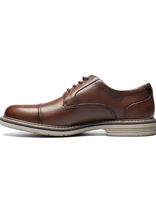 Florsheim Men's Neufeld Cap Toe Oxford, Cognac Tumbled, 9.5 - Image 2