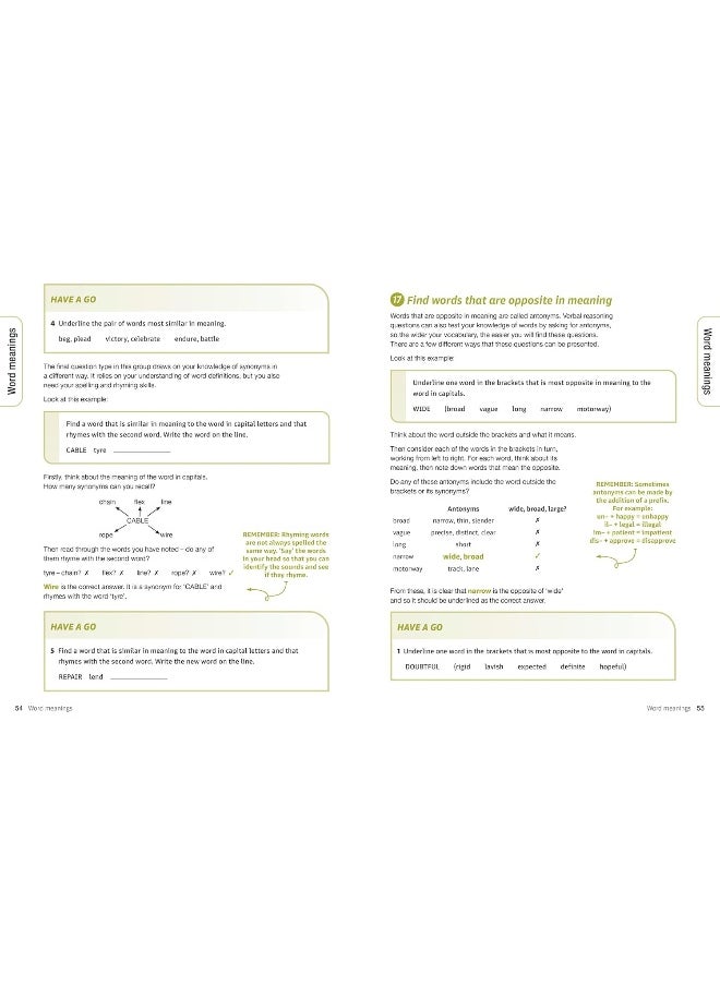 Bond 11+: Bond 11+ Verbal Reasoning Handbook  - Image 4