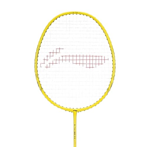 Li-Ning G-TEK 68 GX Badminton Racquet – Strung, Graphite Frame with Cover | Lightweight, Durable, Ideal for Intermediate Players | Yellow - Image 4