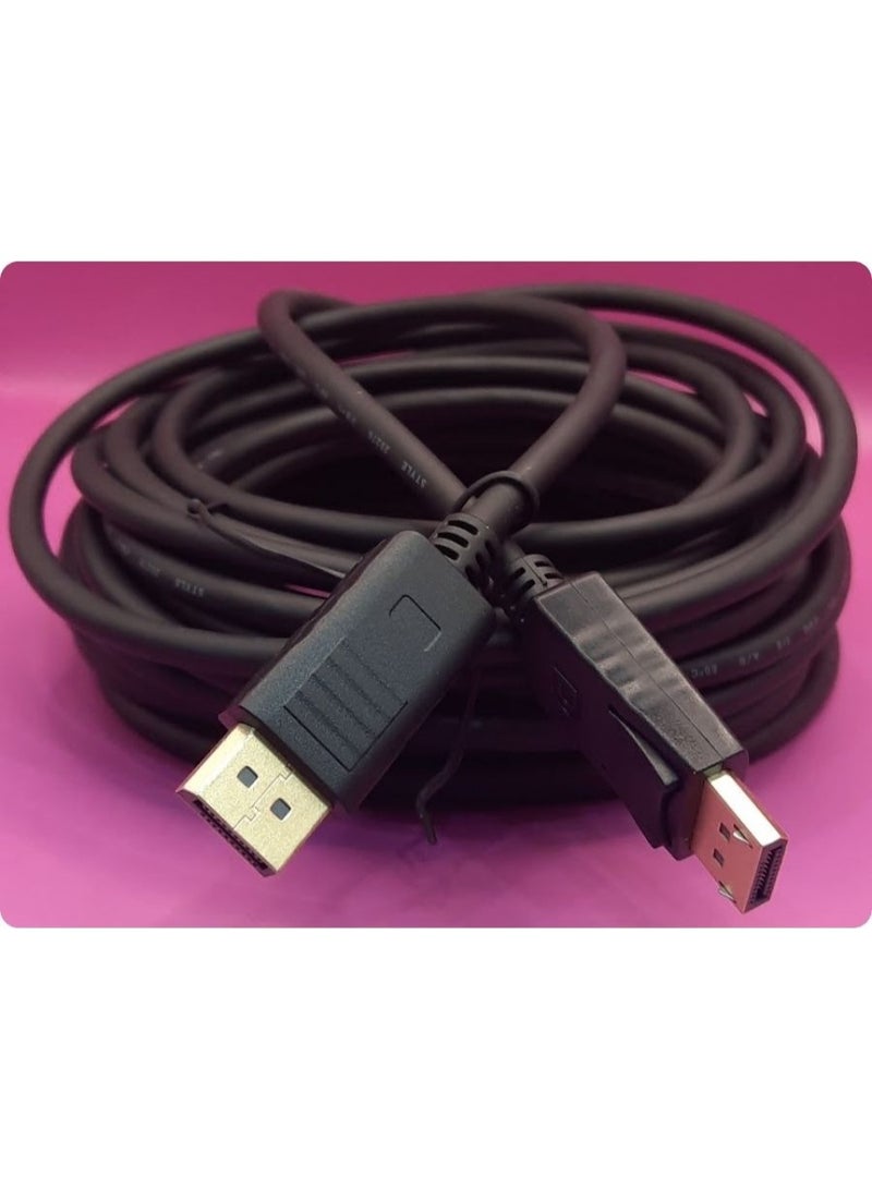 كابل DisplayPort ذكر/ذكر (10 أمتار) - Image 1