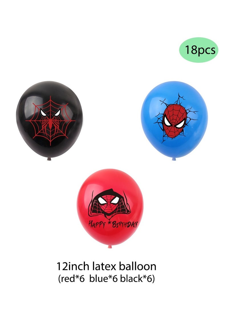 xppier 44 قطعة من زينة عيد الميلاد ذات طابع سبايدر مان لمستلزمات أعياد ميلاد الأطفال - Image 4