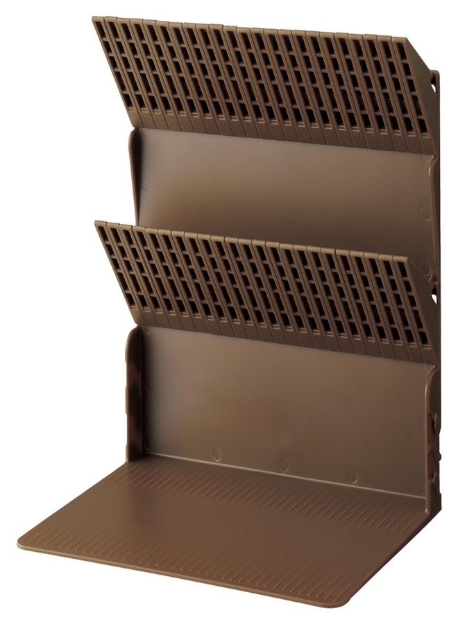 Lihit Lab A3577-9 Single Book Stand Bookend A4 Brown Limited Color - Image 1