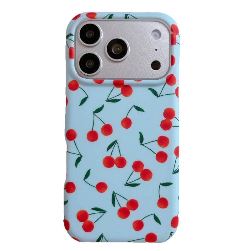 غطاء واقي | Cherry | TPU | حماية من السقوط | أزرق فاتح | مقاوم للصدمات لـ iPhone 15 / 15 Plus / 15 Pro / 15 Pro Max - Image 1