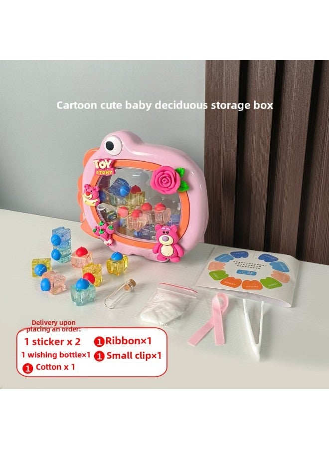 Children's Nipple Storage Box Tooth Collection Box Boys Baby Tooth Loss Tooth Change Collection Storage Commemorative Box Girls-Color:Princess Yellow Dress  - Image 4